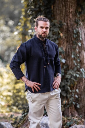 Chemise en coton tissée à la main "Ingolf"