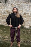 Typisches Mittelalter Stehkragen-Schnürhemd "Friedrich"
