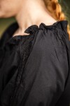 Blusa medieval de manga corta "Sandra"