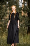 Blusa medieval de manga corta "Sandra"