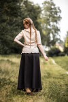 Kurzarm-Rüschenbluse "Bea"