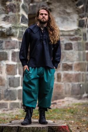 Rundkragenhemd "Athos"