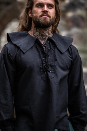Rundkragenhemd "Athos"