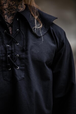 Rundkragenhemd "Athos"