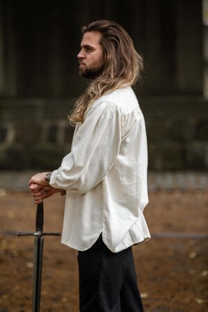 Camisa medieval en algodón grueso "Leopold"