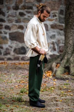 Camisa medieval en algodón grueso "Leopold"