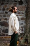 Camisa medieval en algodón grueso "Leopold"