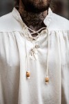 Camisa medieval en algodón grueso "Leopold"