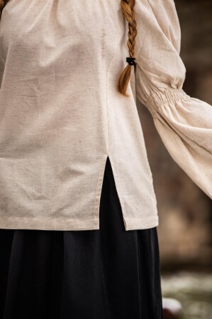 Classic medieval cotton blouse "Coletta"
