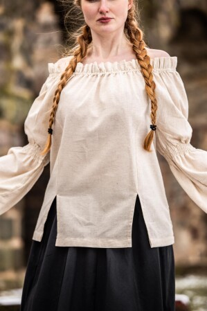 Classic medieval cotton blouse "Coletta"