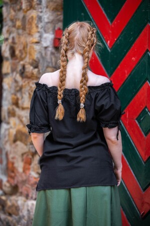 Camicetta medievale a maniche corte "Otilia"