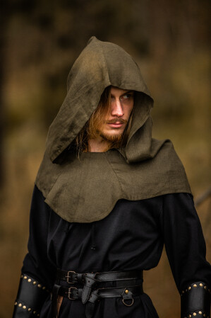 Gugel Medieval en lino Mannix