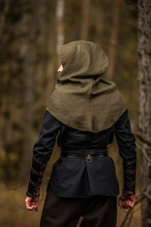 Gugel Medieval en lino Mannix