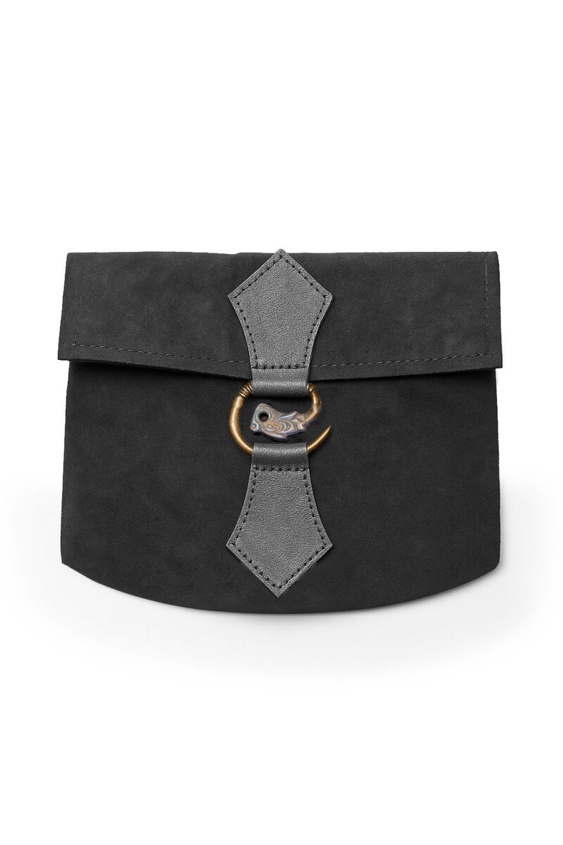 Leder-Gürteltasche mit Drachenschli box