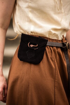 Leder-Gürteltasche mit Schlangenschließe " Adelie"
