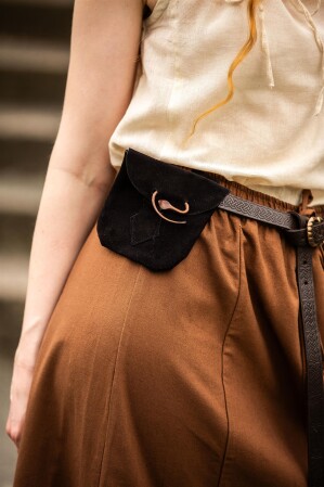 Leder-Gürteltasche mit Schlangenschließe " Adelie"