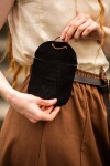 Leder-Gürteltasche mit Schlangenschließe " Adelie"
