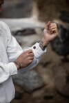Round neck shirt "Athos" White S