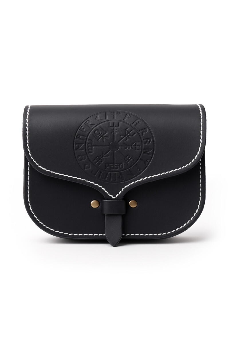 Wikinger Leder Gürteltasche "F box