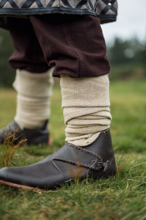 Bandes molletières "Jannik" 100% à chevrons