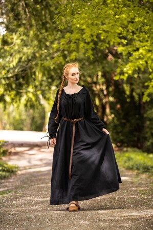 Bodenlanges Langarmkleid "Mechthild"