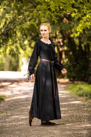 Bodenlanges Langarmkleid "Mechthild"
