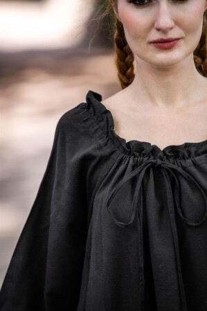 Bodenlanges Langarmkleid "Mechthild"