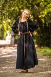 Bodenlanges Langarmkleid "Mechthild"
