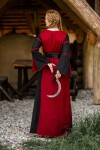 Vestido de viscosa con mangas de trompeta "Berblin"