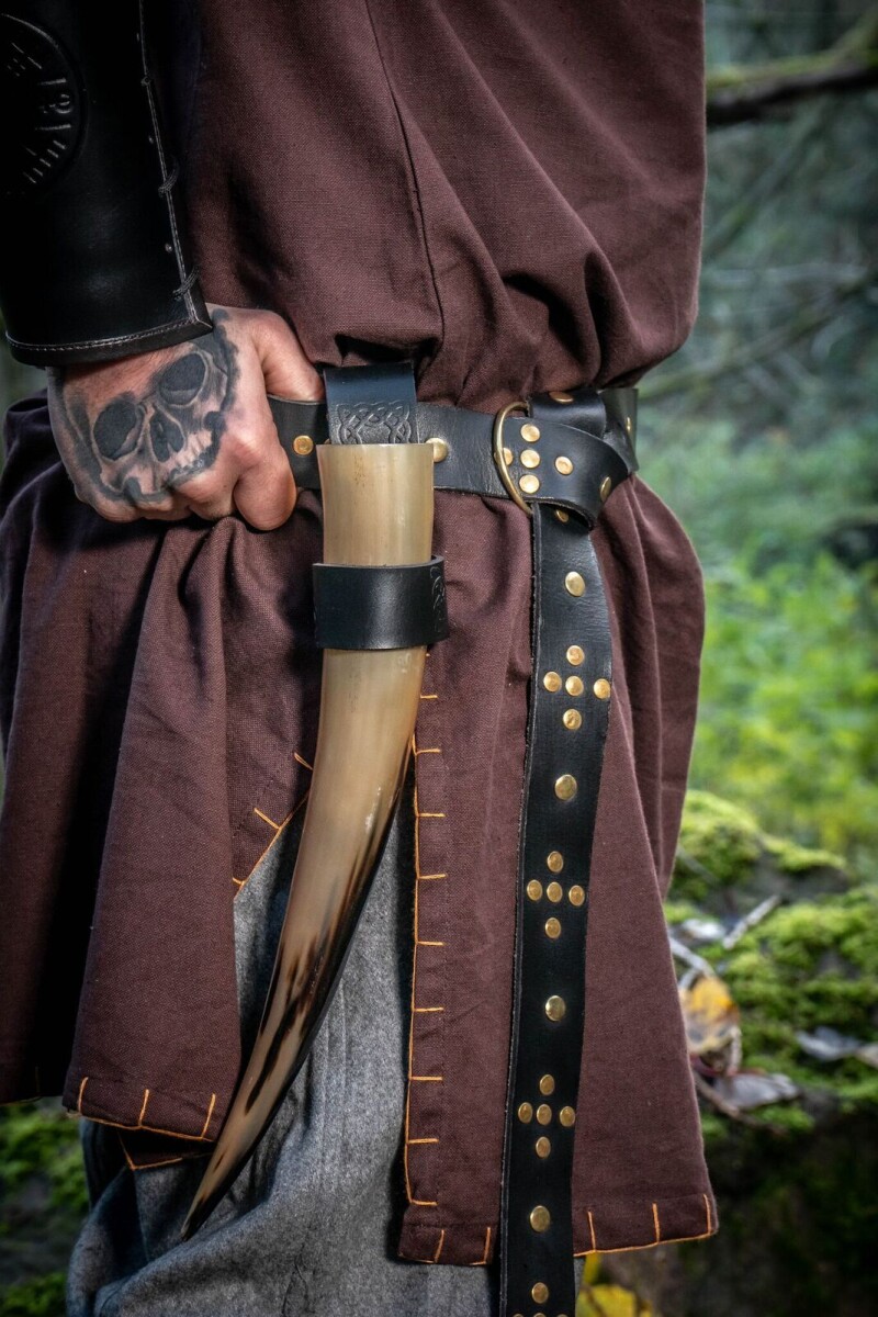 Wikinger Ringgürtel aus robustem Le box