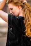 Samt-Miederweste "Adrienne"