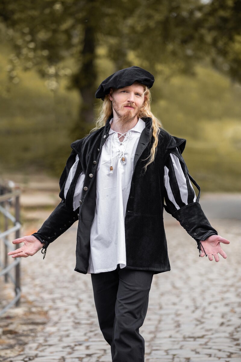 Landsknechtjacke mit geschlitzten Ä box