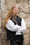 Gilet in cotone tessuto a mano "Irvin"