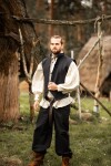 Gilet in cotone tessuto a mano "Irvin"