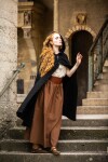 Cape with long buttons "Marie"