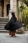 Cape with long buttons "Marie"