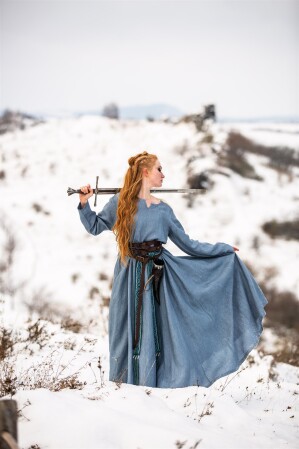 Vestido Vikingo 100% Lino "Anna"