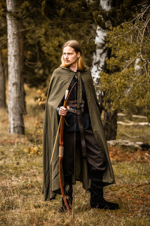Capa medieval de lino Mimir