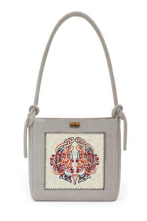 Sac à bandoulière avec broderie viking "Tora"
