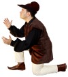 Chapeau de Robin des Bois en cuir "Alfred"