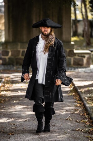 Cappello in feltro di lana tricorno "Hugo"