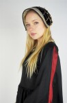 Noble gorro de terciopelo "Elaine"
