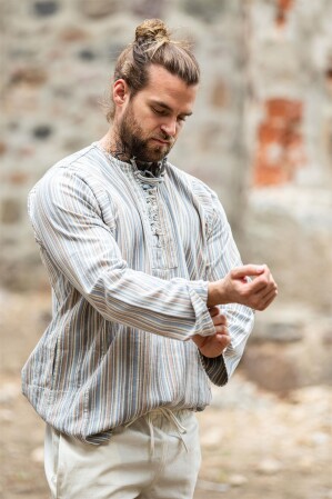 Weiches Bauernhemd "Felix" Multi XXXL