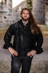 Camicia pirata increspata "Dracula"