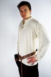 Mittelalter Schnürhemd "Julius" Natur Natur S