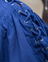 Mittelalter- Schnürhemd mit Ösen "Adrian" Blau XXL