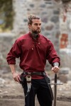 Camisa Medieval "Ansbert" Roja S