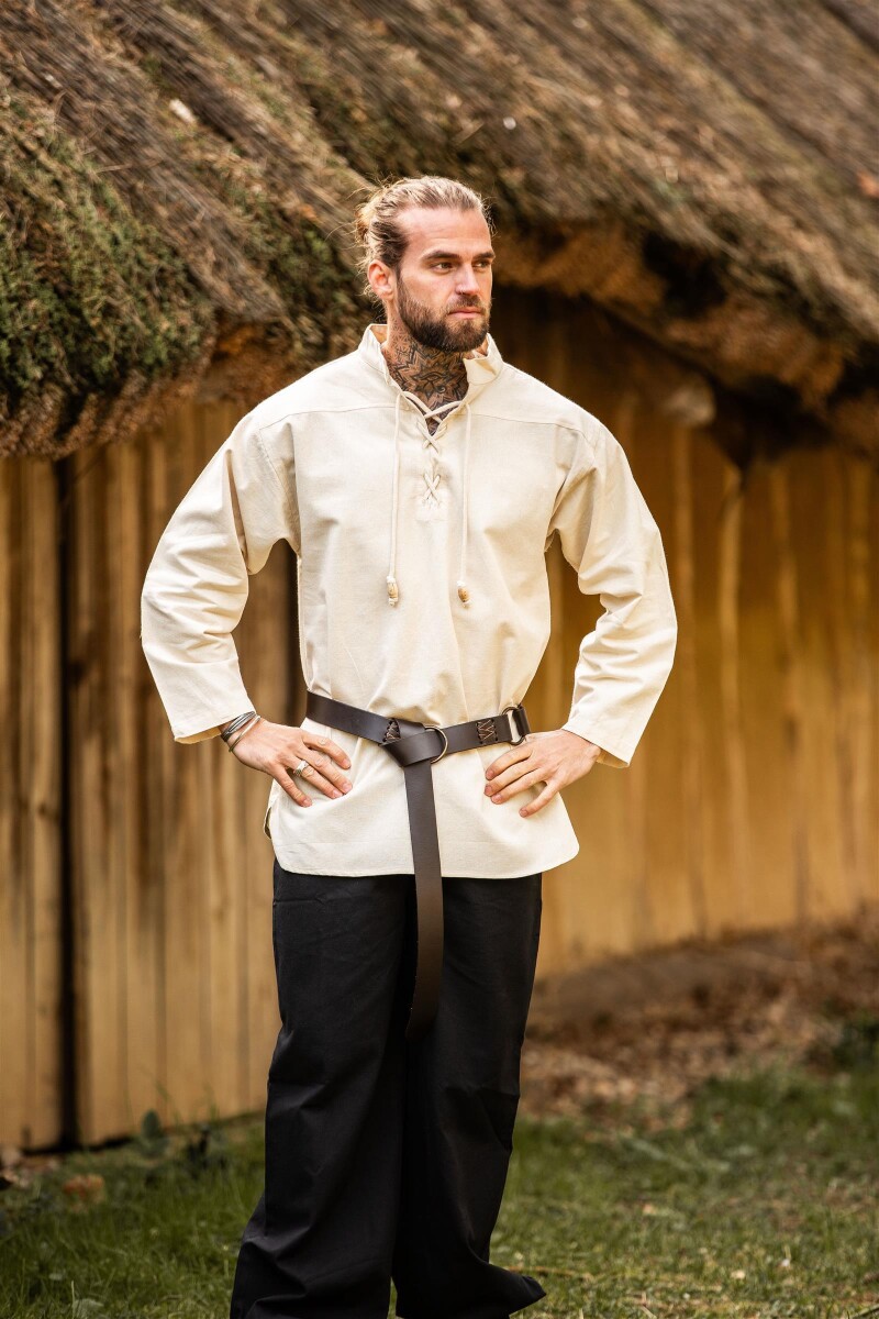 Camisa medieval "Ansbert" Natural M