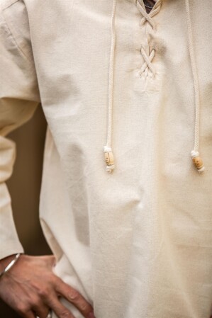 Chemise médiévale "Ansbert" Ècru M