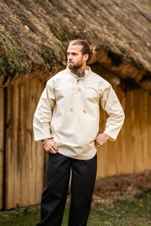 Chemise médiévale "Ansbert" Ècru M
